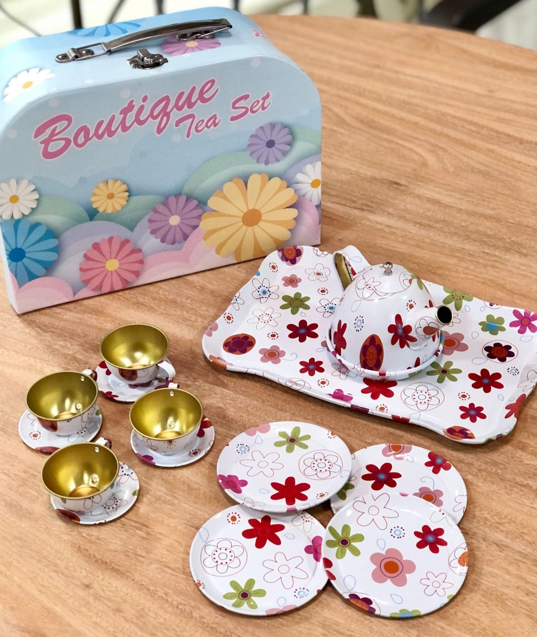 Set javillas de juguete para té de niñas